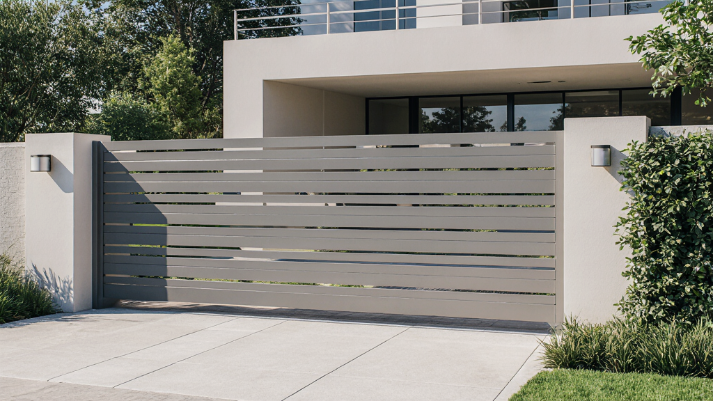 puertas de aluminio entradas modernas