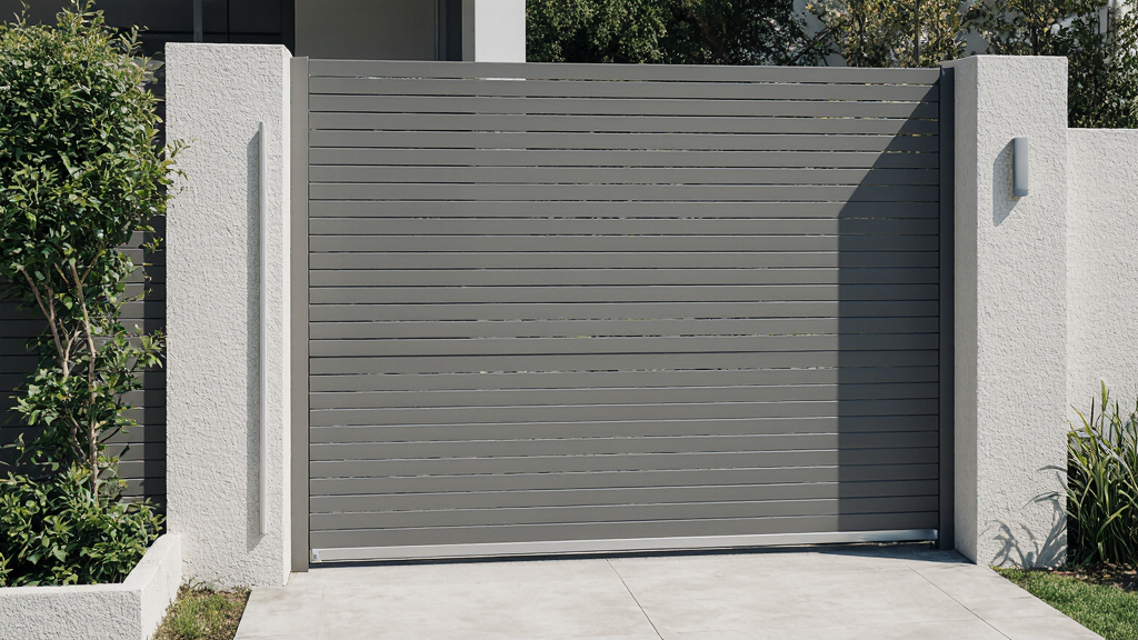 puertas de aluminio entradas modernas